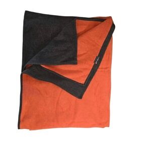 David Fussenegger Reversible Flannel Blanket Throw 78 X 53 Inches